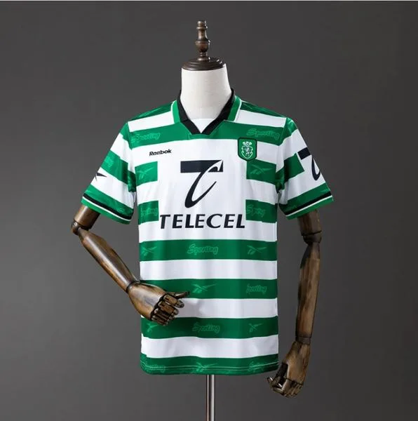 Camiseta de fútbol Sporting CP 1999/00 LOCAL MANGA CORTA VERSION FAN